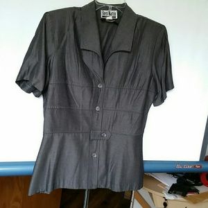 Grey blouse, top